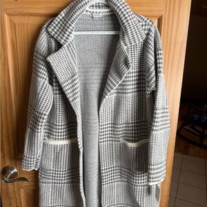 Gray Checkered Coat
